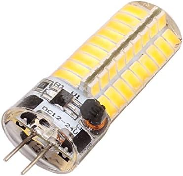 Nou Lon0167 DC12V-24V G4 Featured 2p 5730 SMD eficacitate fiabilă LED bec de porumb lampă din silicon 72-LED alb cald