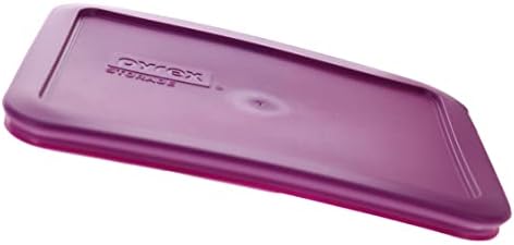 Pyrex 7210-PC 3-Cup Thistle Purple plastic capac de înlocuire pentru depozitarea alimentelor, fabricat în SUA-pachet 2