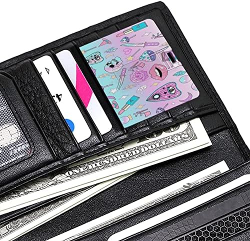 Girly Pastel Witch Goth Pattern USB Flash Drive Card de credit personalizat Drive Memorie Stick USB Cadouri cheie