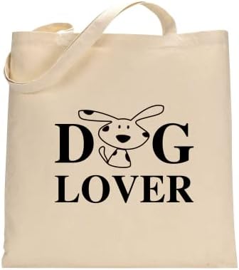 Geante pentru câini iubiți de câini, geantă de pânză pentru câini, cadouri pentru iubitorii de câini pentru femei, cea mai