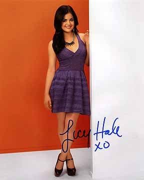 Lucy Hale 8x10 Celebrity Foto semnat în persoană