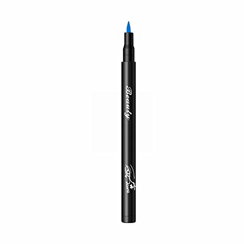 12 culoare Culoare Eyeliner Pen impermeabil burete cap moale dormit Silkworm Pen Uscare rapidă Negru Eyeliner lichid Culoare
