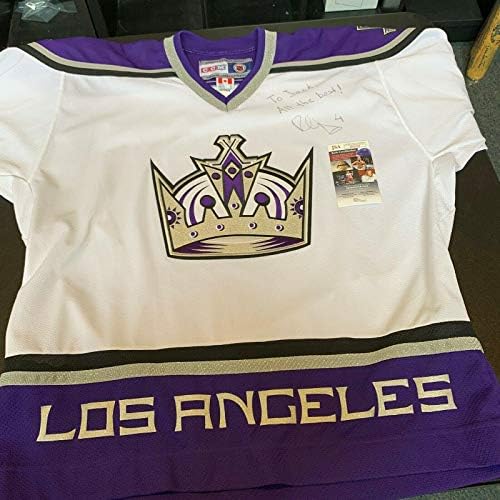 Rob Blake a semnat autentic Los Angeles Kings CCM Model de joc Jersey cu JSA COA - Tricouri autografate NHL