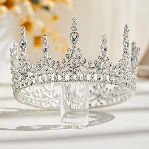 AW mireasa nunta coroana mireasa Tiara cristal printesa coroana pentru femei Regina Tiara pentru fete Stras ziua de nastere