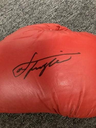 Joe Frazier a semnat mănuși de box Everlast Autograph Smokin Heavyweight Hof JSA-mănuși de box autografate