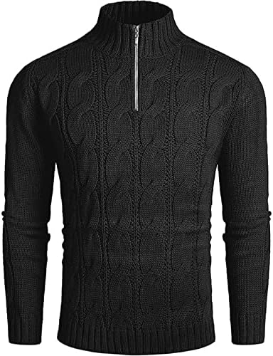 Dudubaby pentru bărbați solid color rotund cu gât rotund pulover pulover cu mânecă lungă