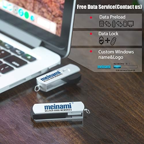 Meinami personalizat USB Flash Drive Aluminiu Blue Aluminum Custom Drive Mumbr Drive Memorie Personalizat 64MB 500 Pack