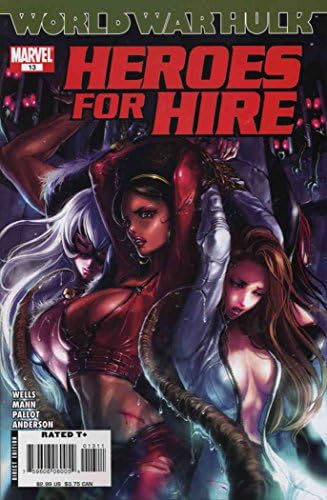 Heroes For Hire 13 VF; carte de benzi desenate Marvel / Războiul Mondial Hulk Sana Takeda