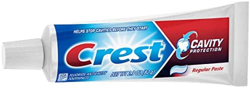 Pastă de dinți Travel Size Multipack Set-pachet cu 6 pastă de dinți Crest Anti Cavity | Flossers / pastă de dinți sensibilă