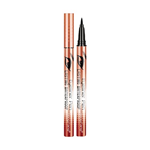 Xiahium lichid Eyeliner creion puternic Negru impermeabil ușor de culoare impermeabil lung Eyeliner Pen pentru femei Fete