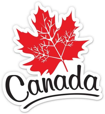 GT Graphics Canada Maple Leaf Travel valiza autocolant-vinil autocolant impermeabil Decal