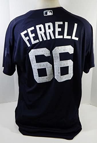 2017 Detroit Tigers Jeff Ferrell 66 Joc folosit Jersey Jersey Spring T Mr I P 9 - Joc folosit Jerseys MLB