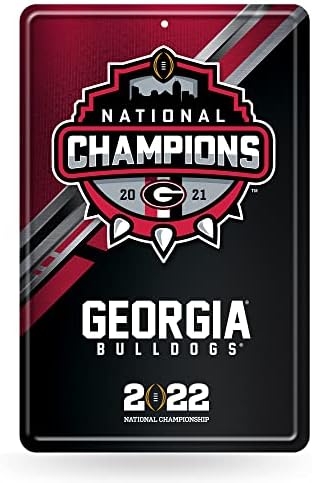 Rico Industries NCAA Georgia Bulldogs 2021-22 CFP CHAMPIONS NAȚIONAL
