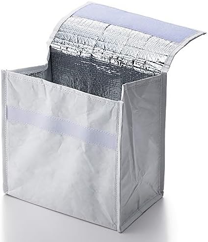 DEAN & DELUCA Alb pliere Compact Cooler prânz sac refrigerate sac