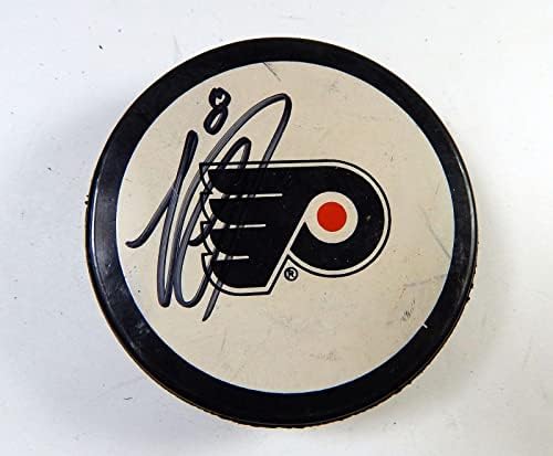 Robert Hagg 8 a semnat Philadelphia Flyers Hockey Puck Auto 232-autografe NHL Pucks