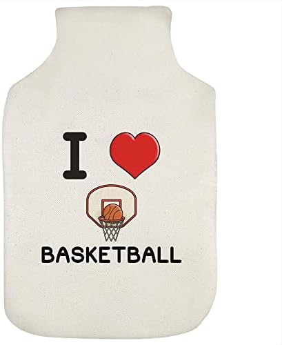 Azeeda 'I Love Basketball' Capac De Sticlă Cu Apă Caldă