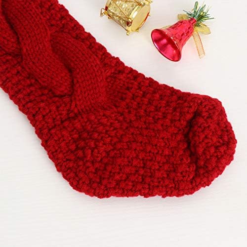 Nuoobesty Christmas Christmas Ornament Hanging Dulciuri Prezentați ciorapi ciorapi tricotate pentru ciorapi tricotate pentru
