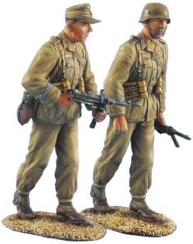 1/35 al doilea război mondial soldați germani de rășină kit de rășină neasamblată și nevopsită piese de rășină // ij6y-4