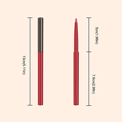 Wgust buze pata lungă durată stilou 18 culoare impermeabil ruj buze Liner lungă durată Lipliner creion Pen culoare senzațional