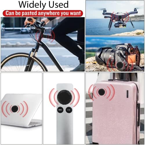 4pack IPX8 impermeabil Airtag titularul caz, autocolant Mount caz pentru Apple Air Tag cu 3M adeziv autocolant acoperi, ascunse protector anti-șoc GPS Tracker pentru biciclete auto Bagaje Drone Remote Camera