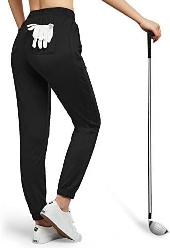 G4free femei Golf pantaloni conice Joggers cu 4 buzunare Stretch antrenament Pantaloni pentru Casual Lounge Travel
