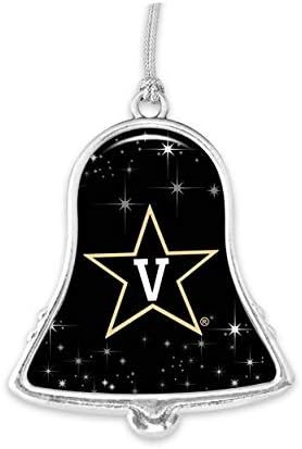 Vanderbilt Commodores Bell Silver Silver Metal de Crăciun Decorare cadou pentru ornament
