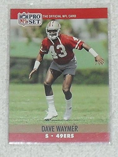Dave Waymer 1990 Pro Set NFL Fotbal Card 644