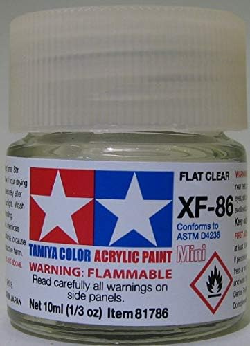 Tamiya acrilice Mini xf86 plat clar 10ml sticla