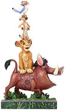 Tradiții Enesco Disney de Jim Shore Lion King Personaje stivuite Figurină, 8 inch, multicolor