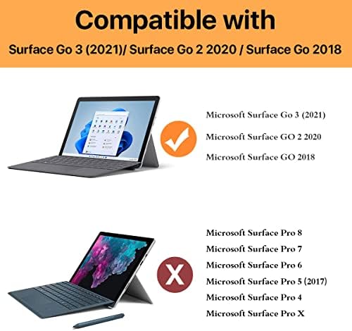 Carcasă Moko + mat precum Protector de ecran de hârtie I se potrivește Microsoft Surface Go 3 / Surface Go 2 2020 / Surface