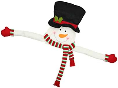 PretyZoom Christmas Tree Topper Snowman Tree Topper Non -țesut Ornament de Crăciun Ornament de Crăciun Decorare festival de