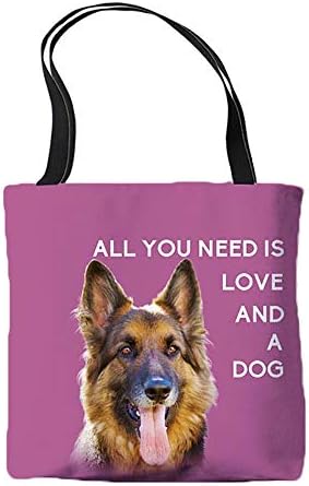 Tot ce ai nevoie este dragoste și un câine de câine pentru femei Shepherd German Alsacian Design