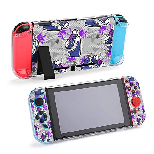 Carcasă pentru Nintendo Switch, Hipsters adidași cu cinci piese Setează accesorii pentru consolă de joc de protecție pentru