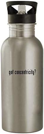 Cadourile Knick Knack au concentricitate? - Sticlă de apă din oțel inoxidabil 20oz, argint
