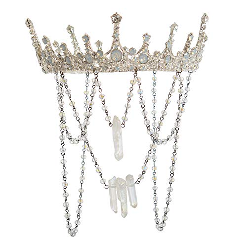 Bpurb nunta coroană barocă regină coroana rhinestone nunta tiara pentru femei accesorii pentru păr pentru costum