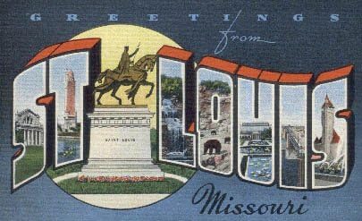 St. Louis, Missouri Carte Poștală