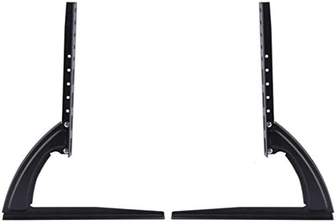 EODNSOFN BLACK BLACK METAL Oțel pentru ecran LCD cu LCD cu LCD TV TV TV TV TAP TOP MONTARE STANDER TV STAND TV TV Suport