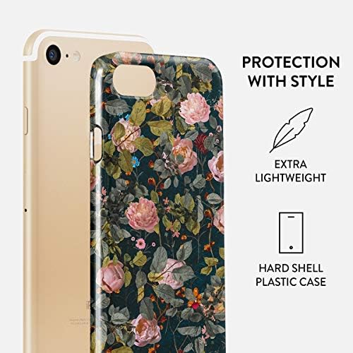 Carcasă de telefon burga compatibilă cu iPhone 7/8 / SE 2020 - cireșe Blossom Model de imprimare florală Vintage Flori Peony