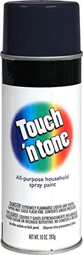Touch N Tone Spray Paint 55275830, 10 oz, negru plat