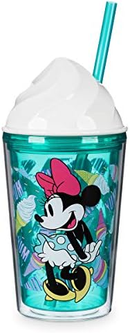 Disney Mickey și Minnie Mouse Ice Cream Dome Tumbler cu paie