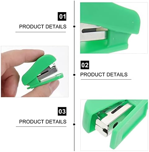 Nuobesty Electric Stapler Heavy Duty 4pcs Mini Staplers Small Desktop Portabil Portabil Stapler Miniatură Stapler Denumitor