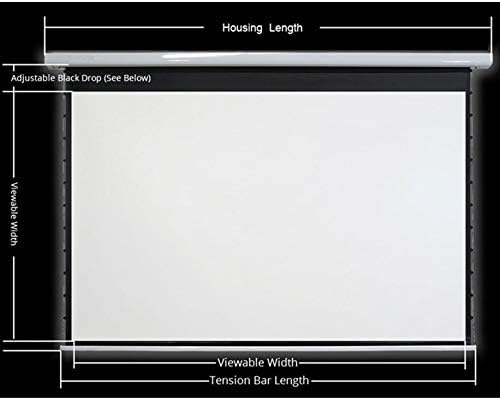 FZZDP 16: 9 4K Ecran de proiecție cu tensiune motorizată Ecran de proiecție Crystal ALL pentru home theater