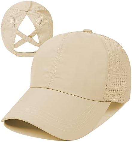 Doovid șapcă de Baseball femei vara Mesh sport Cap Criss Cross coada de cal Pălărie de Baseball