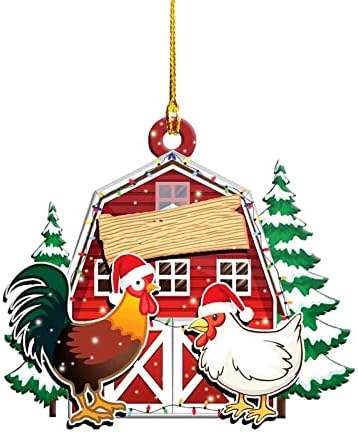 Mărgele pe un arbore de Crăciun Listând Crăciun cu avion acrilic decorare pentru petreceri de vacanță pentru familie Decorații
