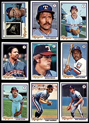 1978 Topps Texas Rangers lângă Team Set Texas Rangers VG/EX Rangers