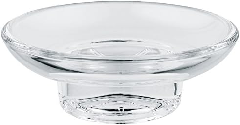 Grohe Essentials Cube Halter für Glas/Seifenschale+BadaccessOires - Seifenschale | 40368001, Silber