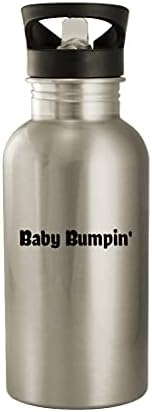 Cadouri Knick Knack Baby Bumpin ' - Oțel inoxidabil 20oz sticlă de apă exterioară, alb