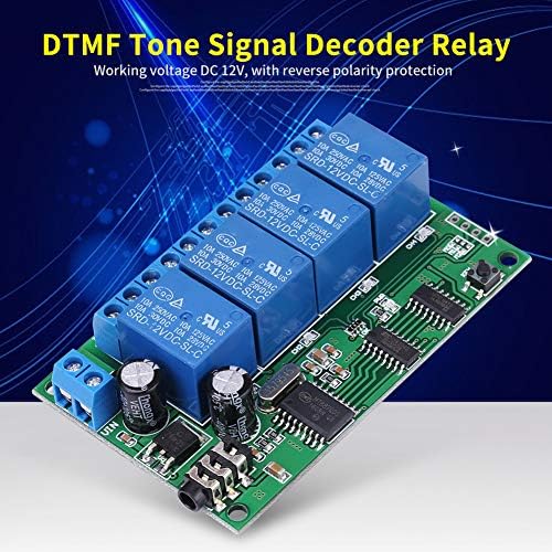 Releu FDIT, releu de decodificator de semnal de ton DTMF durabil, telecomandă de la telecomandă DTMF Ton Decoditor de polaritate