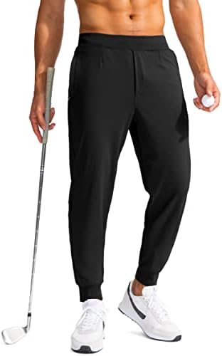 G Gradual Golf Golf Joggers Pantaloni cu buzunare cu fermoar Stretrări de pulover Slim Fit Track Pants Joggers for pentru bărbați