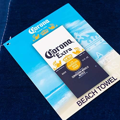 Prosop de plajă cu logo corona 30 x 60 inch bumbac etichetă de bere prosop de piscină, călătorii, camping, lac
